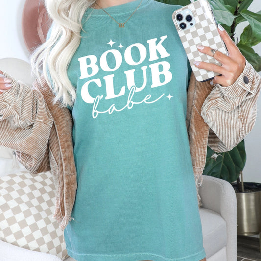 Book Club Babe Shirt - Teal