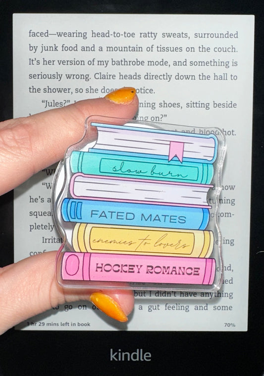 Book Stack Pop Socket