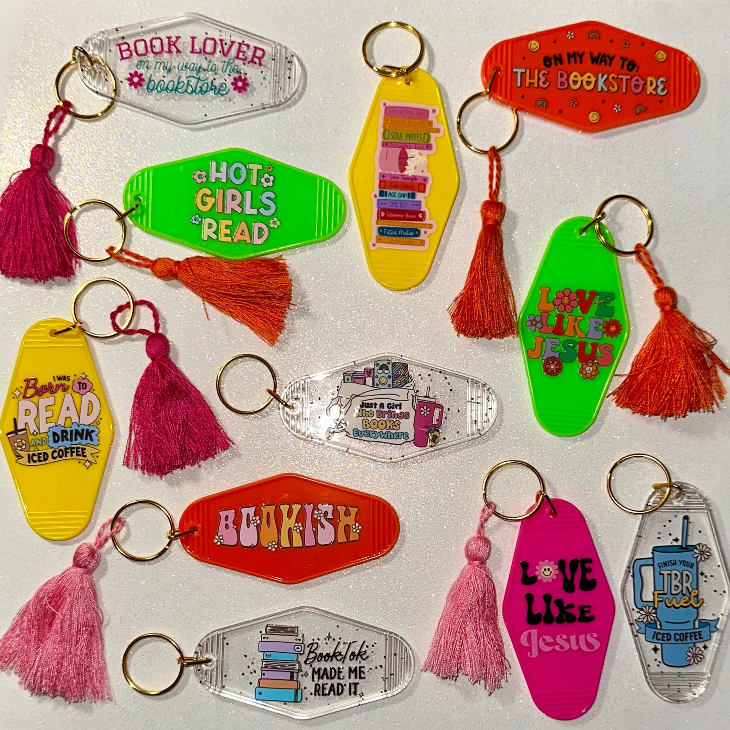 Retro Motel Keychain