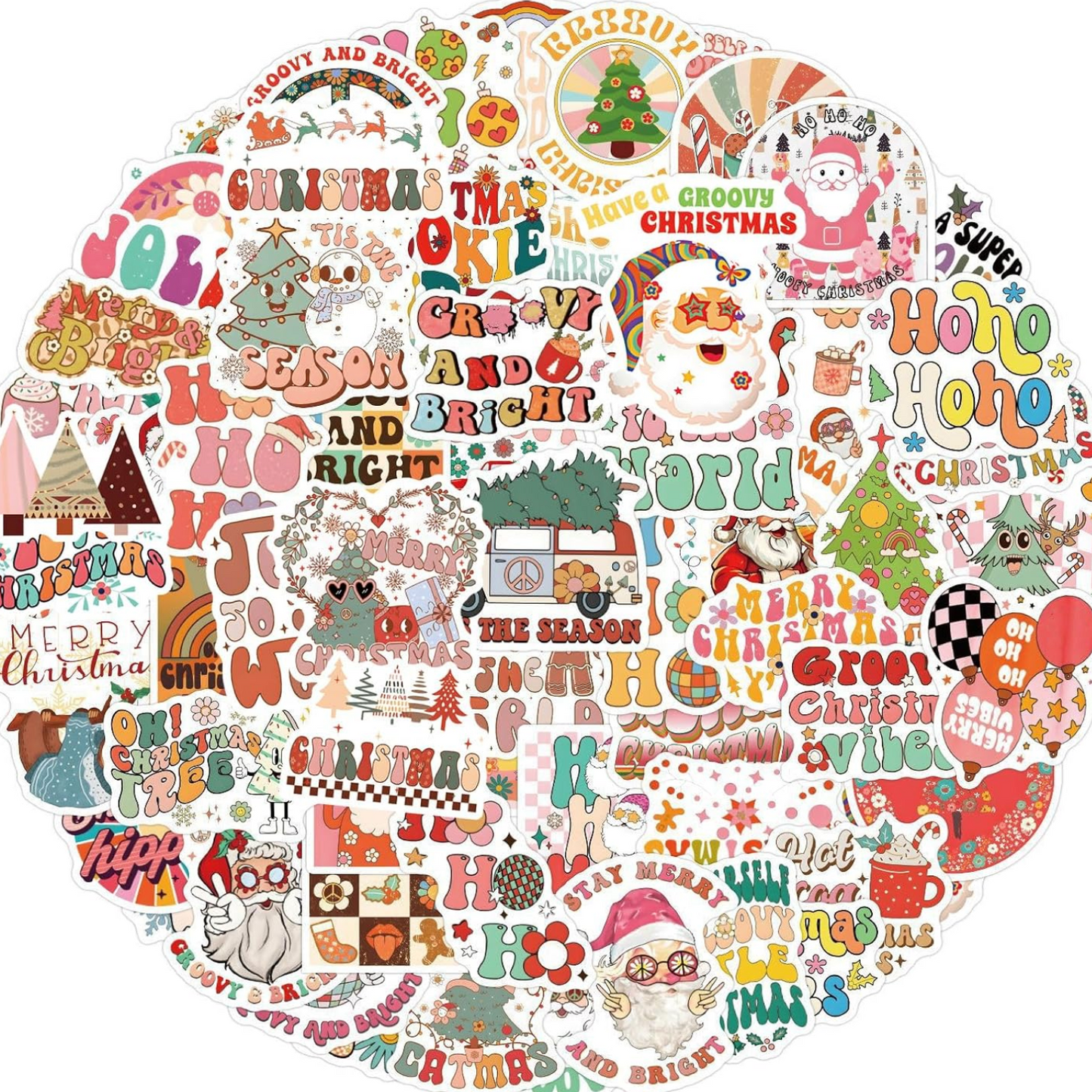 Surprise Christmas Stickers (5 Pack)